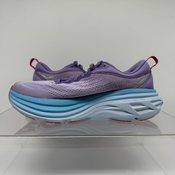 Hoka One One Bondi 8 1127952 CVPL Purple Running Shoes Sneaker Women’s Size 7.5 - Picture 4 of 9